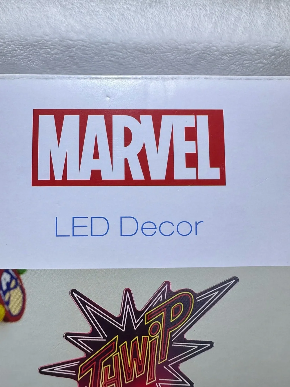 Marvel Spider-Man THWIP LED Decor Table Lamp Acrylic Night Light